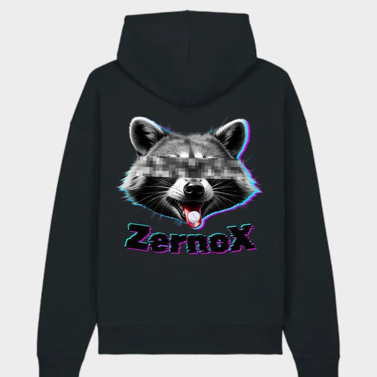 Techno Hoodie „Acid Raccoon“ – Acid Streetwear | Zernox zernox