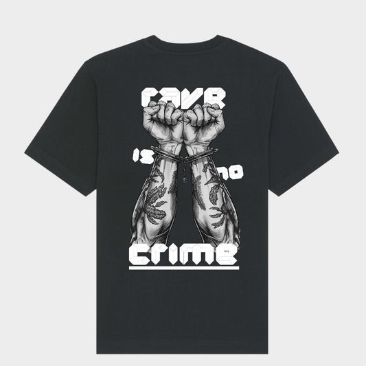 Oversized Rave Shirt „Rave is no Crime“ | Zernox zernox