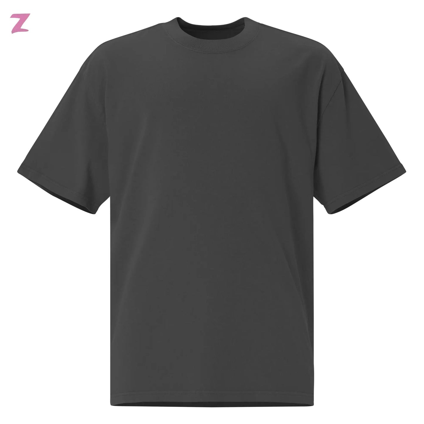 Rave is no Crime Faded oversize Shirt mit Backprint Zernox