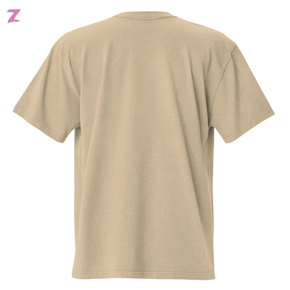 No Sleep Faded Heavy Oversized Rave Shirt - Frontprint Zernox