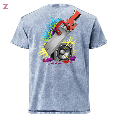 Zaag Rave DJ Denim Shirt - Backprint Zernox