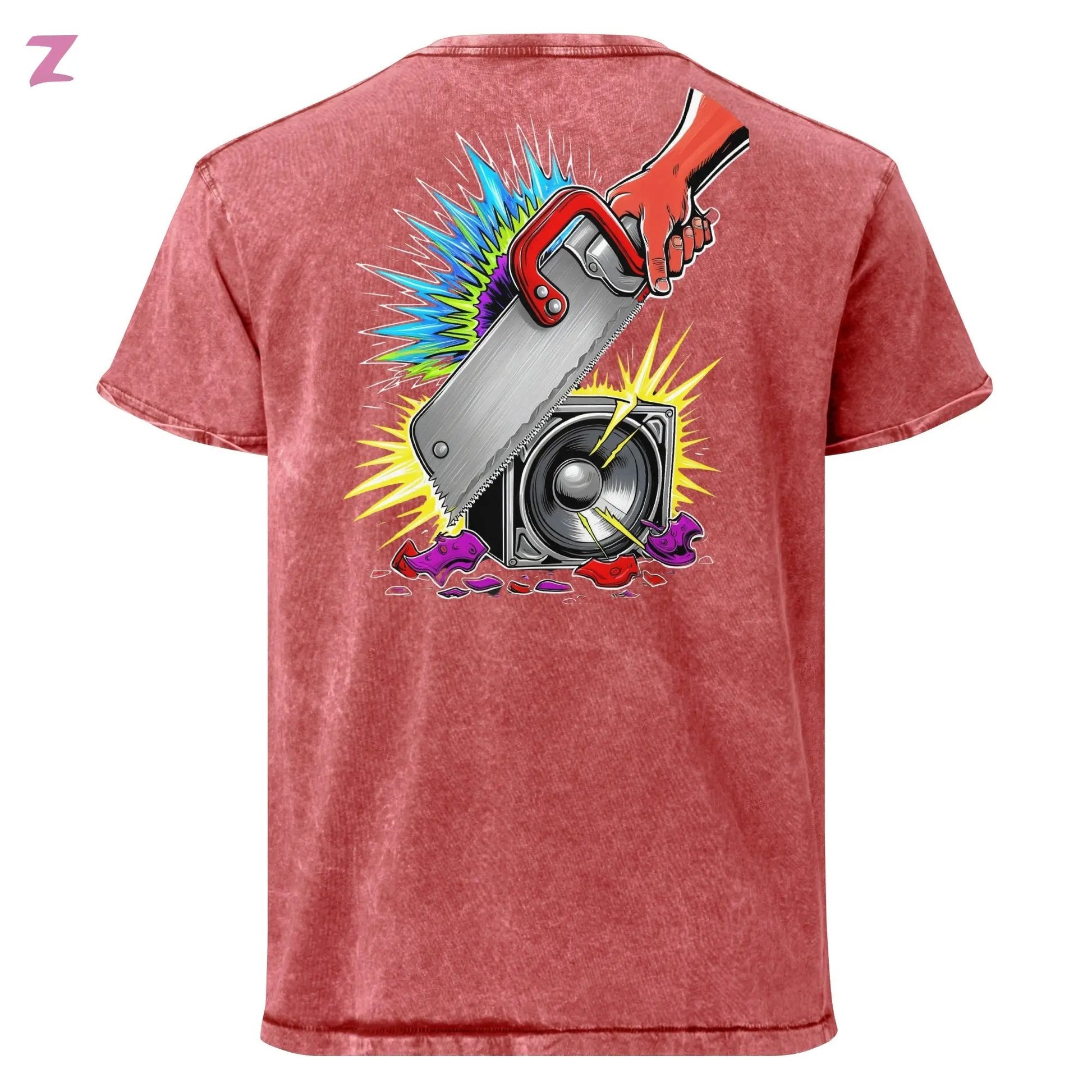 Zaag Rave DJ Denim Shirt - Backprint Zernox