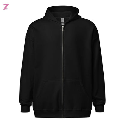Zaag Rave Zip Hoodie mit Backprint Zernox