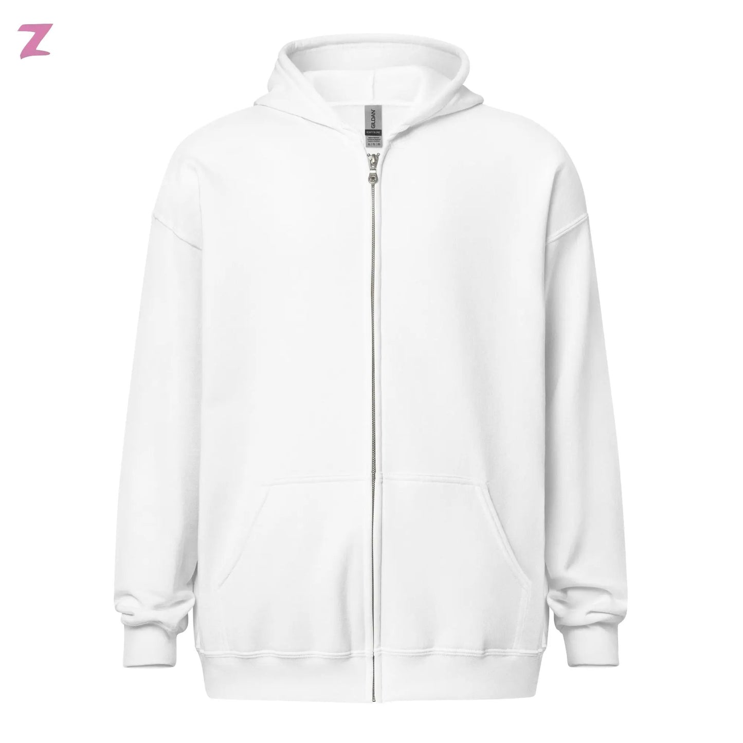 Drippy Butterfly Zip Hoodie mit Backprint Zernox