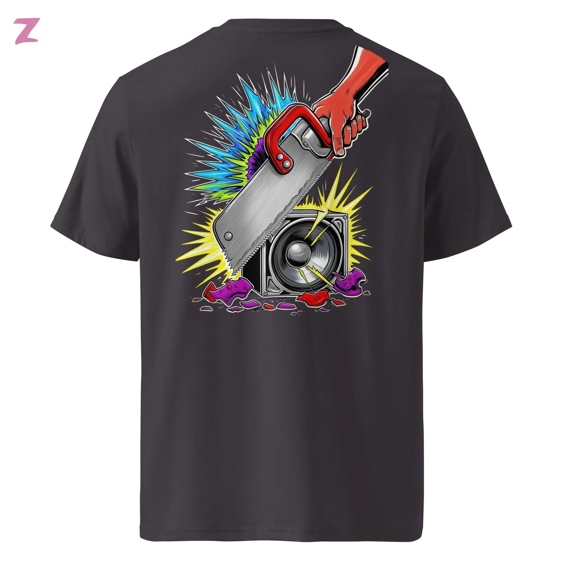 Zaag Organic Rave DJ Shirt - Backprint Zernox