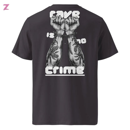 Rave is no Crime organic Shirt mit Backprint Zernox