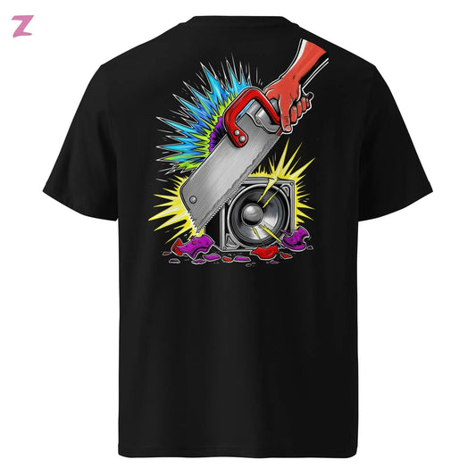 Zaag Organic Rave DJ Shirt - Backprint Zernox