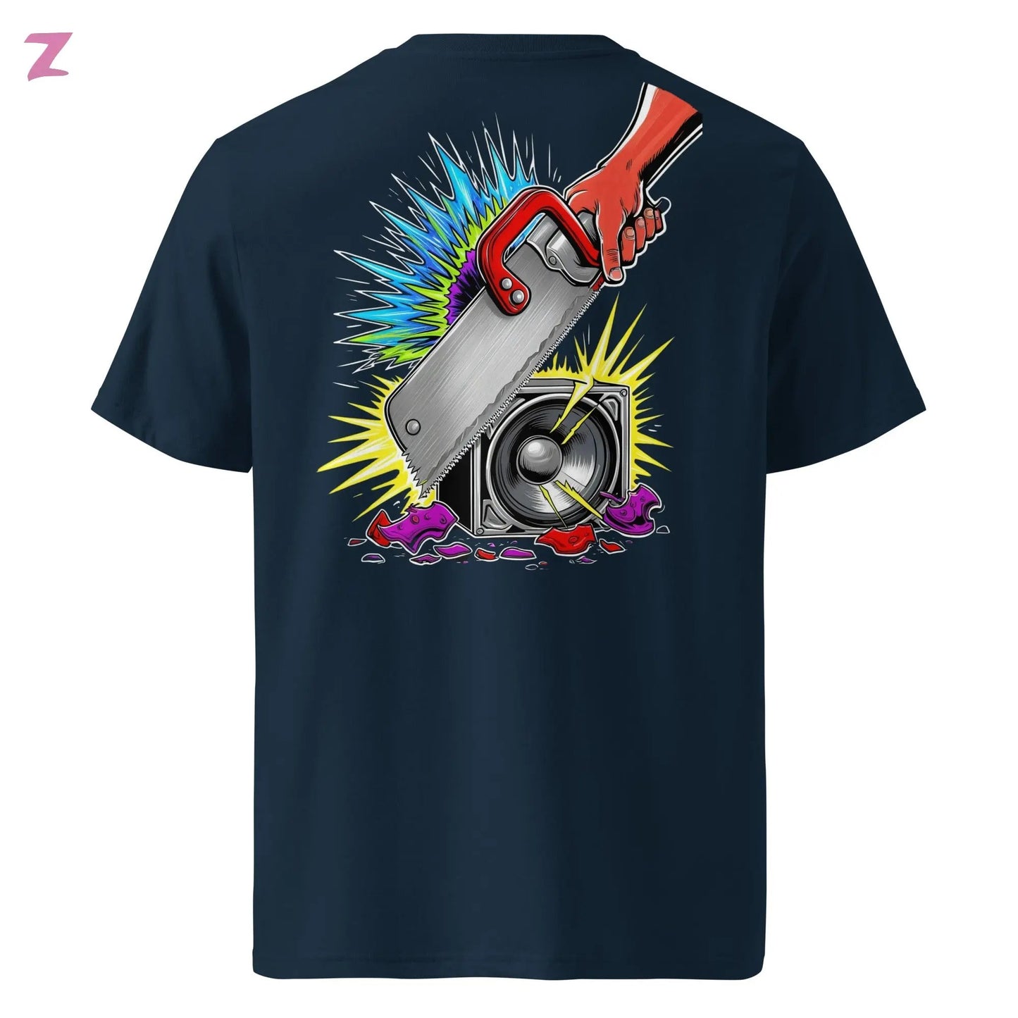 Zaag Organic Rave DJ Shirt - Backprint Zernox