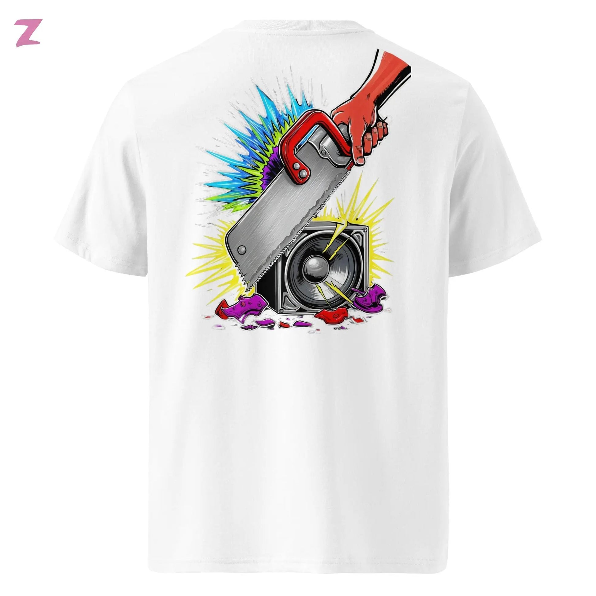 Zaag Organic Rave DJ Shirt - Backprint Zernox