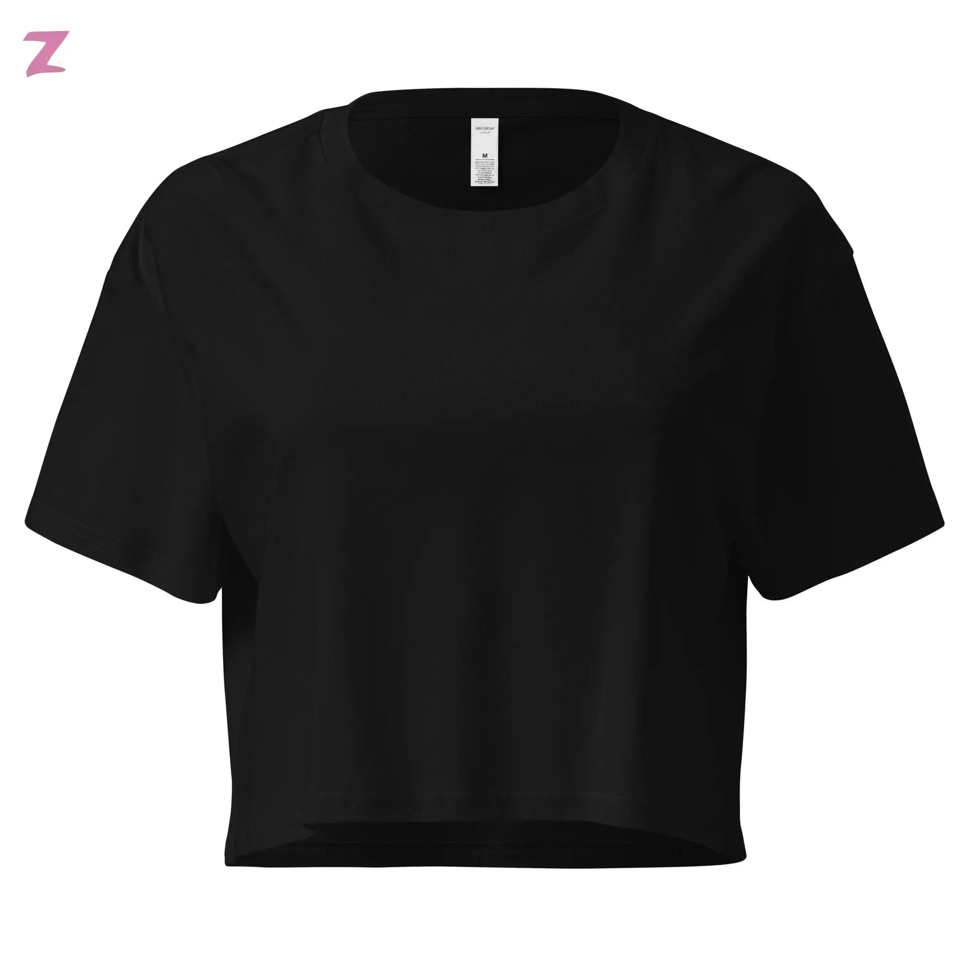 Rave is no Crime Crop Top Backprint Zernox